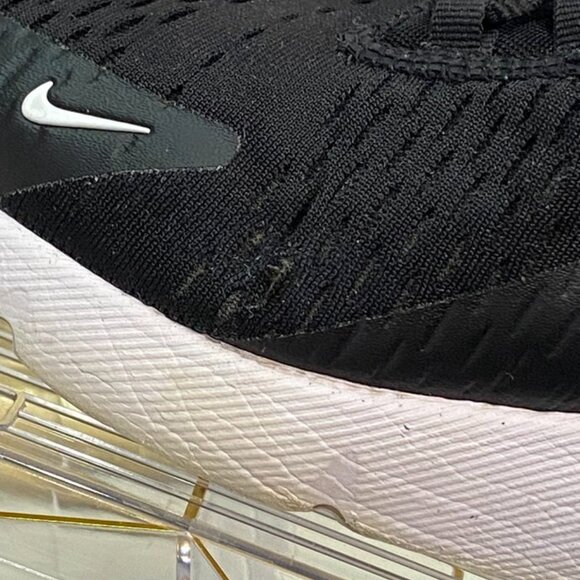 Nike Air Max 270 Black White Sneakers Women’s 7.5 Lifestyle Running Shoes - Picture 14 of 15